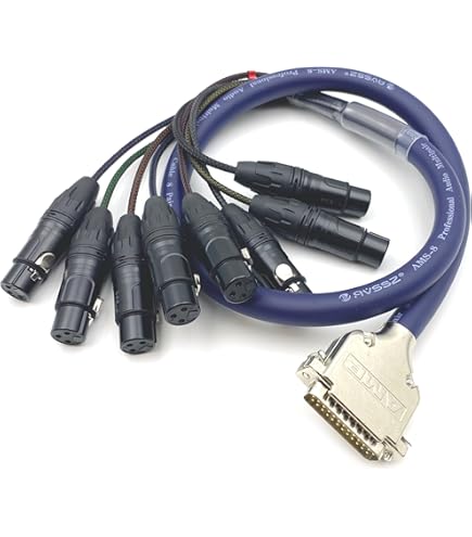 Amazon.co.jp: Seismic Audio - SA-DB8XF3 - DB25-8 チャンネル XLR